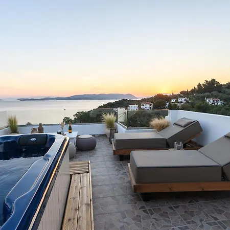 Villa Lemontree Rooftop Jacuzzi And Sea Views Skopelos Town